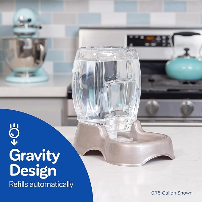 Petmate Pet Cafe Cat and Dog Gravity Water Dispenser - Image 2