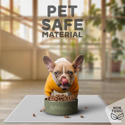 Dog Food Mat - 24x15 Raised Edges Dogs Mat - Image 3