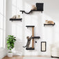 5-in-1 Cat Wall Shelves, Perch & Lounge by ZLAFM