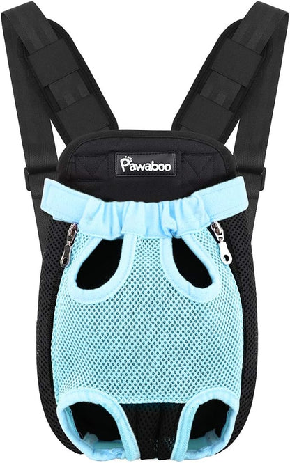 Pawaboo Pet Carrier Backpack, Adjustable Pet Front Cat Dog Carrier Backpack by Pawaboo