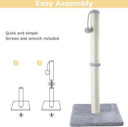 Dimaka 34" Tall Cat Scratching Post - Image 4