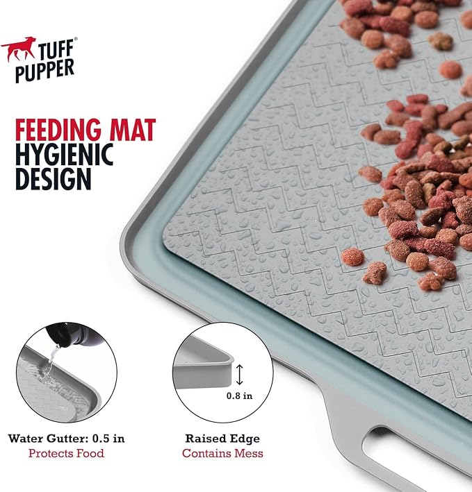 Tuff Pupper 18x12 Small Dog Feeding Mat - Image 5