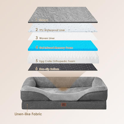 EHEYCIGA Orthopedic XXL Dog Bed - Image 2