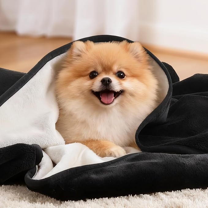 LOOBANI Waterproof Dog Blanket for Couch: Reversible Flannel Bed Blanket for - Image 6