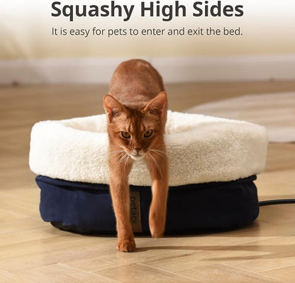 Heated Cat Bed with Auto Shut Off Timer, 17.7" x 13.7" Adjustable Temperature - Image 7
