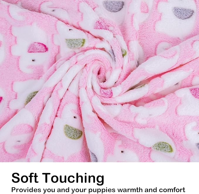 Dono 1 Pack 6 Dog Blankets, Soft Fluffy Fleece Pet Blanket Warm Sleep Mat Paw - Image 5
