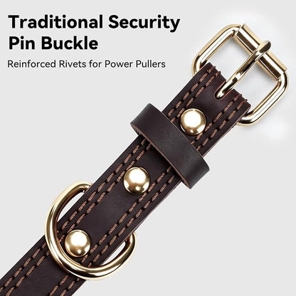Joytale Genuine Leather Dog Collar - Image 4