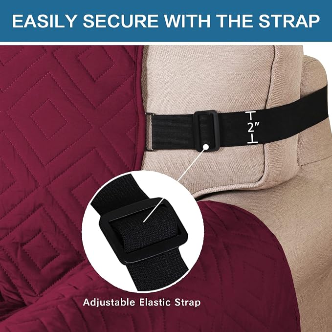 H.VERSAILTEX Reversible Sofa Slipcover Furniture Protector Water Resistant 2 - Image 4
