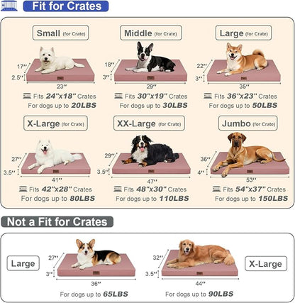 Outdoor Extra Large Dog Bed, Jumbo Waterproof Dog Bed - Image 6