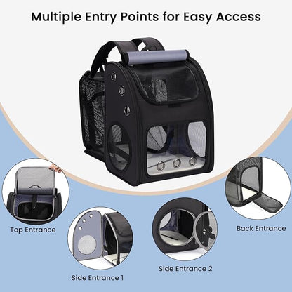 Cat Carrier Backpack, Expandable Pet Carrier Backpack - Image 4