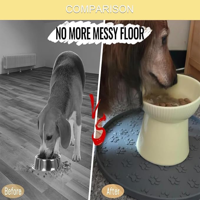 Dog Food Mat - Waterproof Cat Bowl Mat, Silicone Pet Food Mat - Image 5