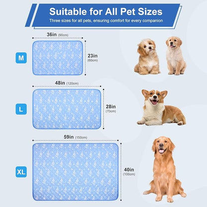 MH MYLUNE HOME Dog Cooling Mat 48x28 Inch - Image 5