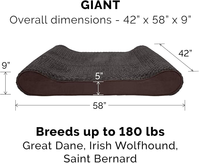 Furhaven Orthopedic Dog Bed for Extra Large Dogs w/ Removable Washable Cover - Image 2