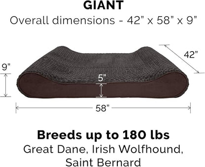 Furhaven Orthopedic Dog Bed for Extra Large Dogs w/ Removable Washable Cover - Image 2