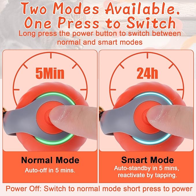 BABORUI 2Pack Interactive Cat Toy Ball - Image 3