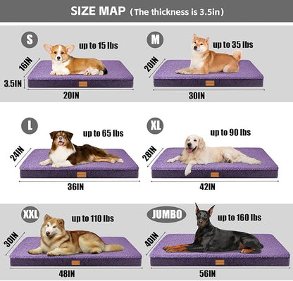Patas Lague Orthopedic Jumbo Dog Bed - Image 5