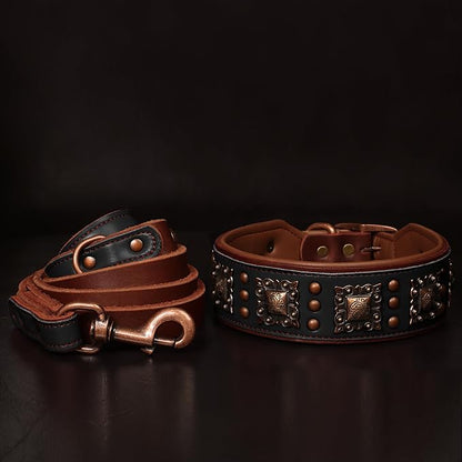 PET ARTIST Genuine Leather Dog Collar - Image 3