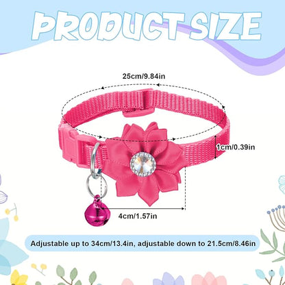 6 PCS Flower Kitten Collar - Image 2