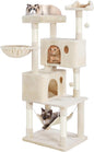 Yaheetech 64.5in Cat Tree Cat Tower Scratching Post, Plush Cover Cat Condo Bed by Yaheetech