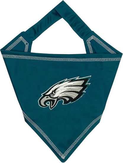 Pets First NFL Philadelphia Eagles TIE Bandana, Large/X-Large. Dog Bandana by PETSFIRST