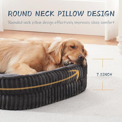 Orthopedic Dog Bed for Large Dogs Breeds, High Density Egg Crate Foam Dog Sofa - Image 4