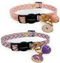 2 Pack Cotton Breakaway cat Collars by Cognatio