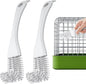 Pawfly 2 Pcs Bird Cage Cleaner Brush, 2-in-1 Bird Cage Cleaning Brush, Bird by Pawfly