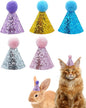 PET SHOW 5 Pack Mini Small Dog Hats Puppy Birthday Party Hats Cats Adjustable by PETSHOW