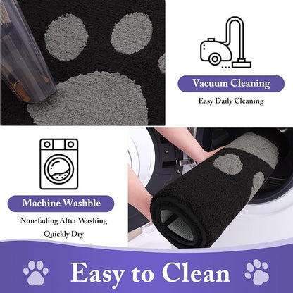 Buganda Dog Door Mat for Muddy Paws, Absorbent Dirt Trapper Non Slip Indoor - Image 6