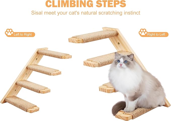 Wall Mounted 1 Pack Cat Shelf - Image 2