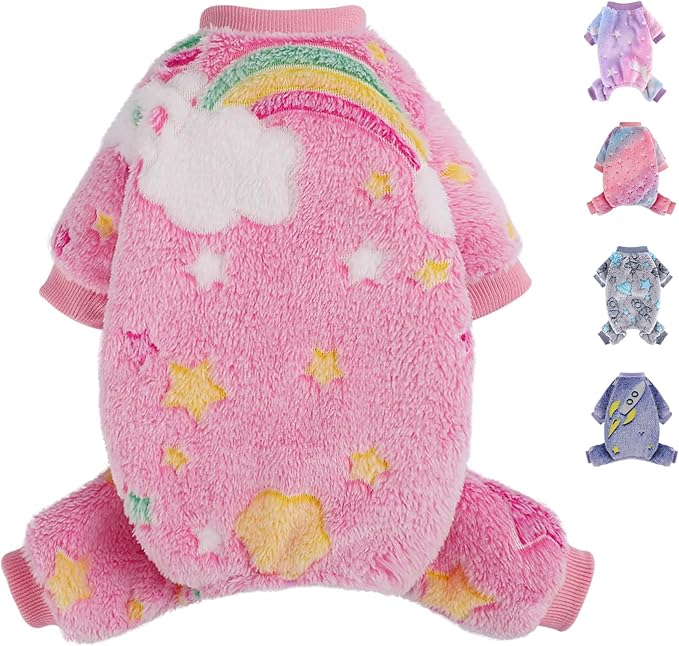Dog Pajamas Pjs Small Girl, Winter Sweater Cute Extra Small Puppy Clothes by Unknown