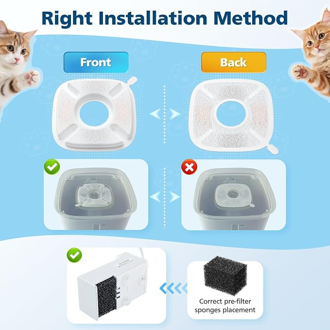 32 Pcs Cat Water Fountain Filters - Image 8