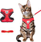 shudyear Summer cat Chest Harness and Leash, Anti-Escape Adjustable Soft mesh by Shudyear