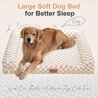Large Dog Bed Orthopedic Washable: Beds Bolster XXL Bed Big XLarge Dogs Egg - Image 2