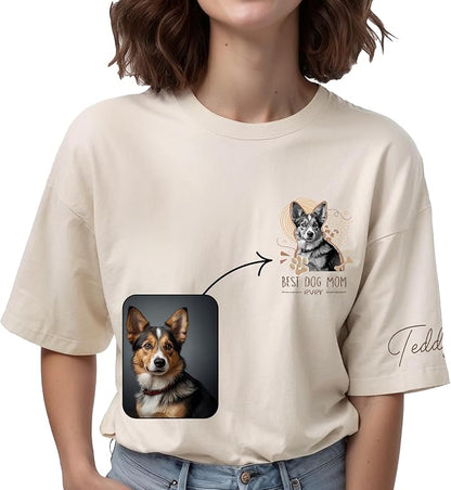 Custom Dog Mom Shirt Gifts for Women, Mother's Day Hoodie, Custom Shirt by Lavape