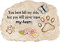 Evergreen Pet Memorial Stones | You Will Never Leave My Heart | 11.5 inches by EvergreenGarden