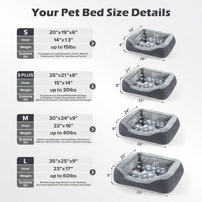 SIWA MARY Dog Beds for Small Medium Large Dogs & Cats. Washable Pet Bed - Image 5