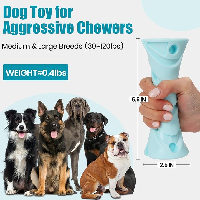 Interactive Dog Puzzle Toy for Boredom, Rubber Chew Toy Teething Toy to Keep - Image 5