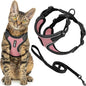 Voyager Escape-Proof Step-in Lock Cat Harness & 5ft Neoprene-Handle Leash Set by BestPetSuppliesLLC
