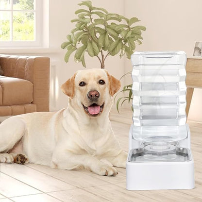Dog Cat Water Dispenser: 8L White Upgraded Gravity Feeder - Image 7