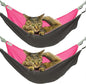 2 Pcs Small Kitty Cat Hammock for Cage, 2 Pieces Reversible Cat Hanging Hammock by QIPAN