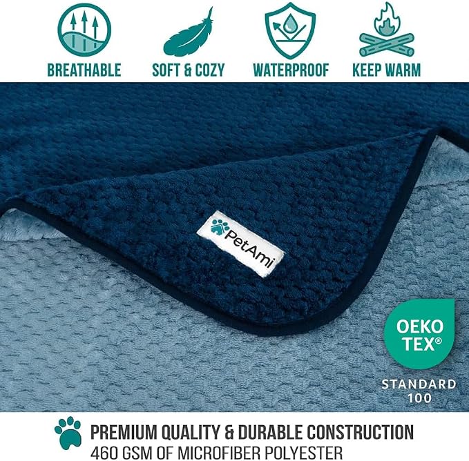 PetAmi Waterproof Dog Blanket, Leakproof XL Pet Blanket - Image 3
