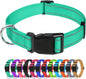 TagME Reflective Nylon Dog Collars, Adjustable Classic Pet Collar by TagME