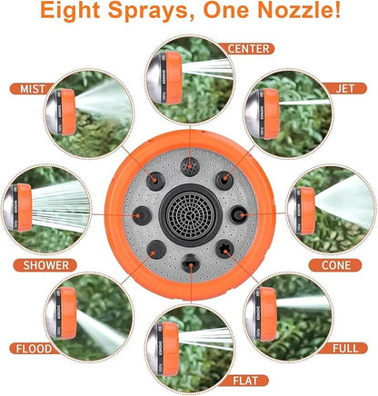 Dog Wash Hose Attachment, 8 in 1 Garden Hose Nozzle Sprayer - Image 2