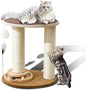 Wood Cat Tree Tower with Scratching Posts – Handmade Cat Condo by Hiyong