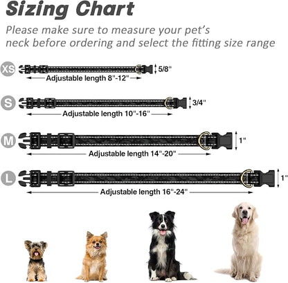 Reflective Dog Collar for Extra Small Dogs Cats, Cute Camouflage Adjustable - Image 7