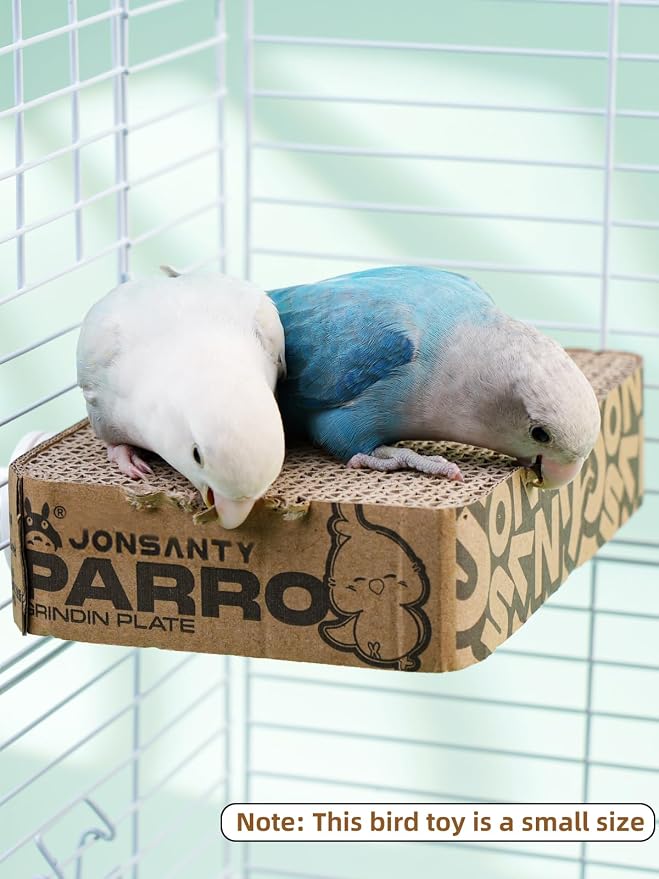 7.3 Inch Paper Bird Toys, Bird Platform, Parrot Toy, Help Birds Clean Beak - Image 6