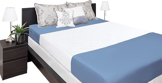 Washable Incontinence Bed Pad 36x60 – Soft, Absorbent & Waterproof Mattress by IdyllNights