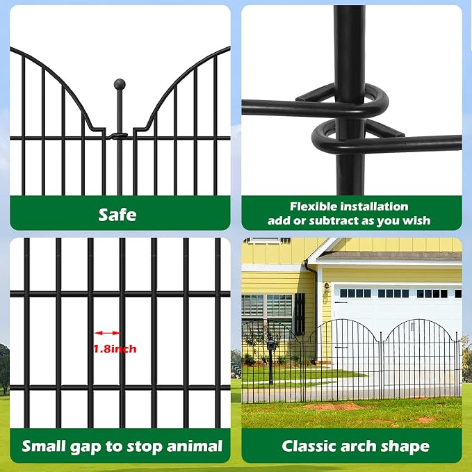 Decorative Metal Garden Fence - Image 6