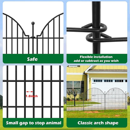 Decorative Metal Garden Fence - Image 6